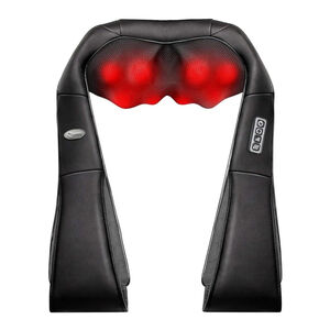 Shiatsu Back Neck and Shoulder Massager with Heat Deep Tissue 3D Kneading Pillow